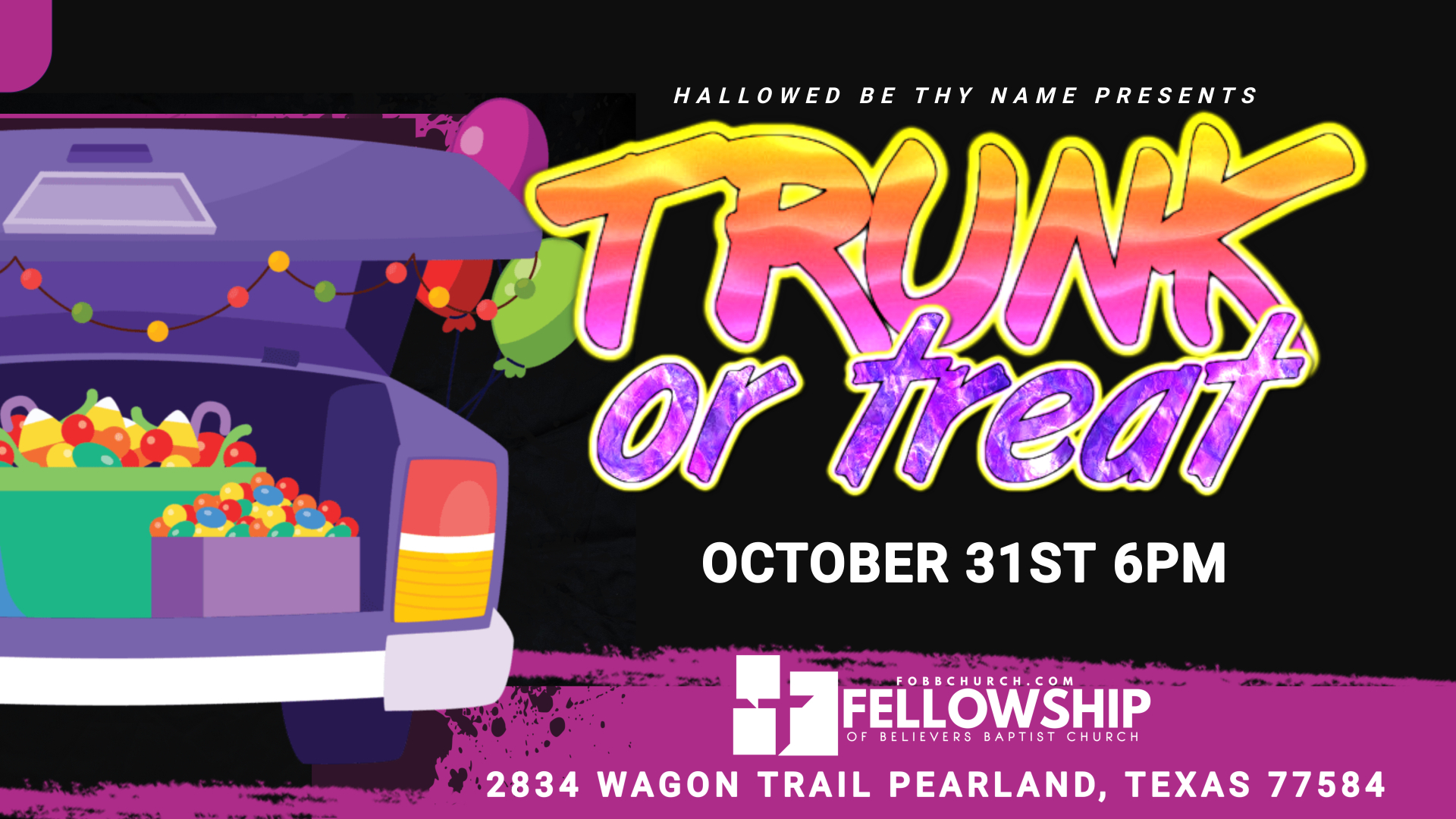 Trunk or Treat Event